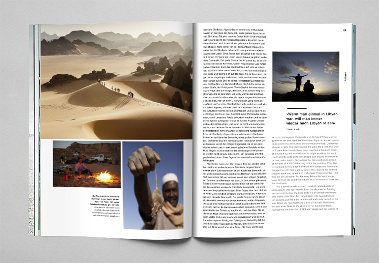 Regina Baierl: Lufthansa Magazin