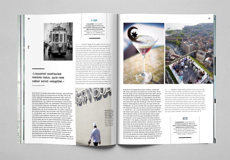 Regina Baierl: Lufthansa Magazin