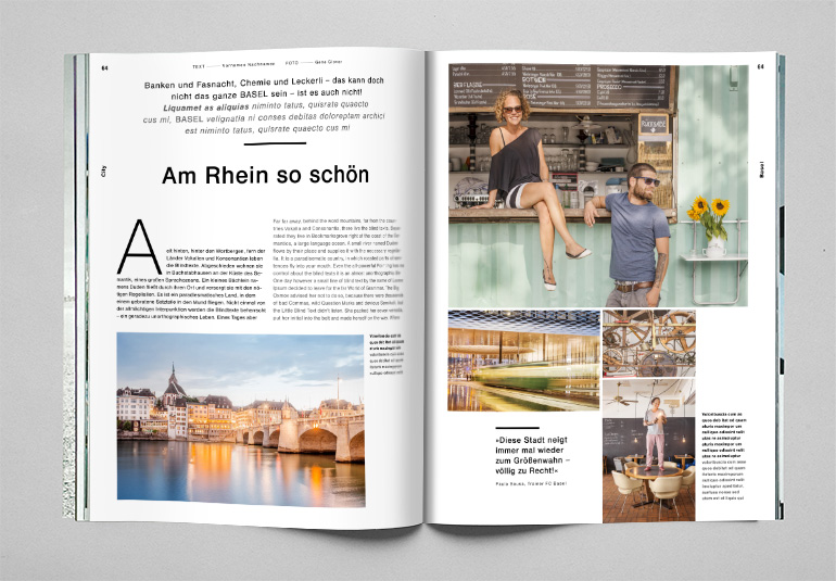 Regina Baierl: Lufthansa Magazin