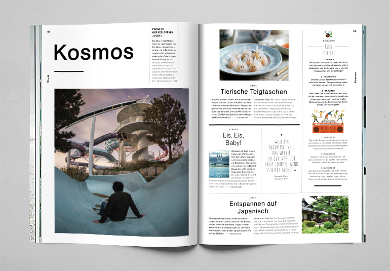 Regina Baierl: Lufthansa Magazin