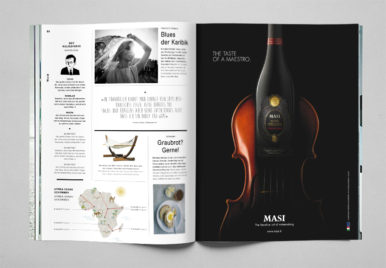 Regina Baierl: Lufthansa Magazin