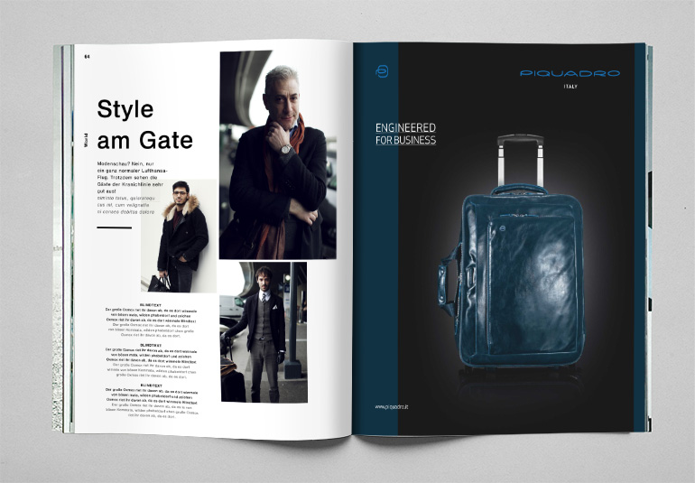 Regina Baierl: Lufthansa Magazin