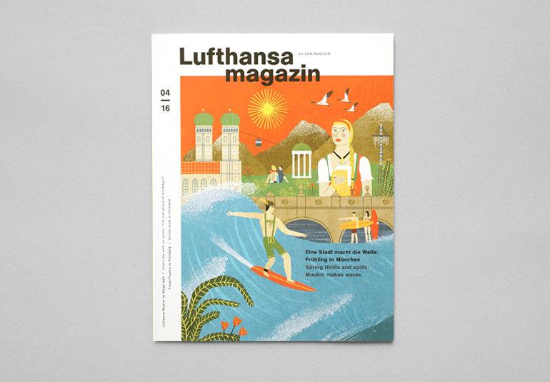 Regina Baierl: Lufthansa Magazin