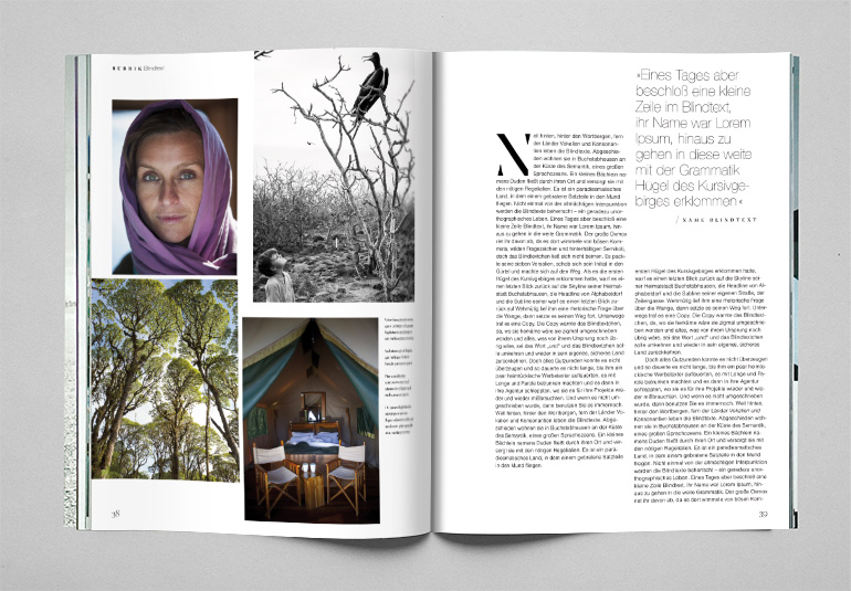 Regina Baierl: Lufthansa Woman´s World