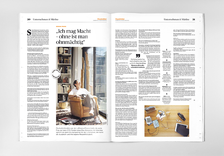 Regina Baierl: Handelsblatt