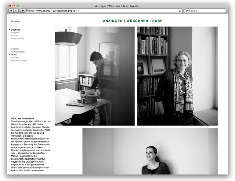 Regina Baierl: Agentur AWR