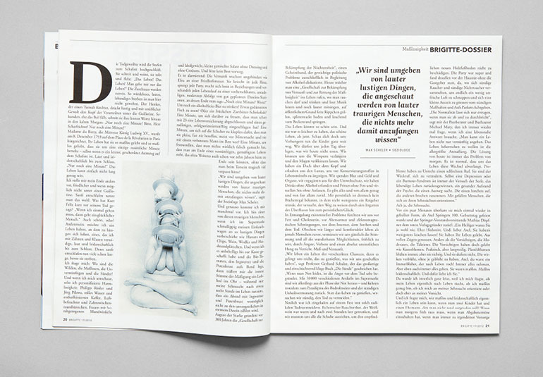 Regina Baierl: Brigitte-Redesign