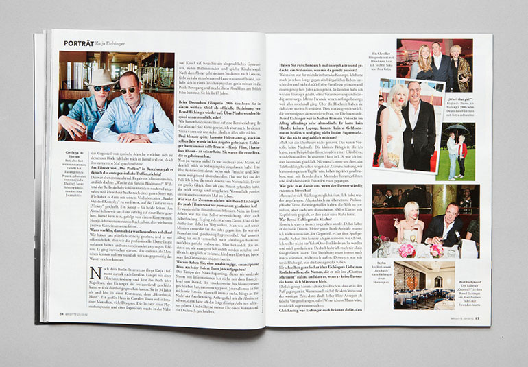 Regina Baierl: Brigitte-Redesign