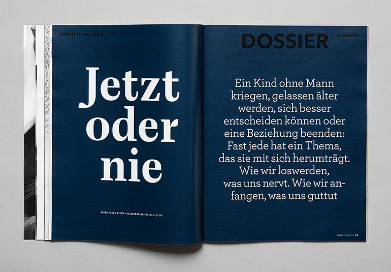 Regina Baierl: Brigitte-Redesign