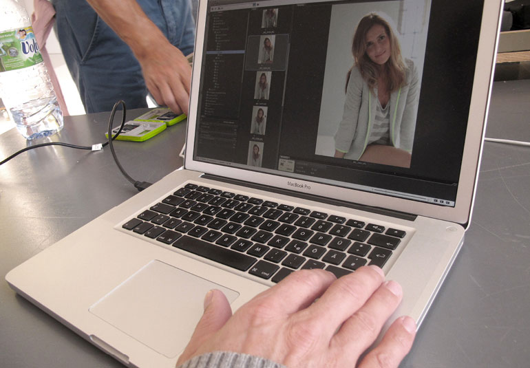 Regina Baierl: Brigitte-Cover Making Of