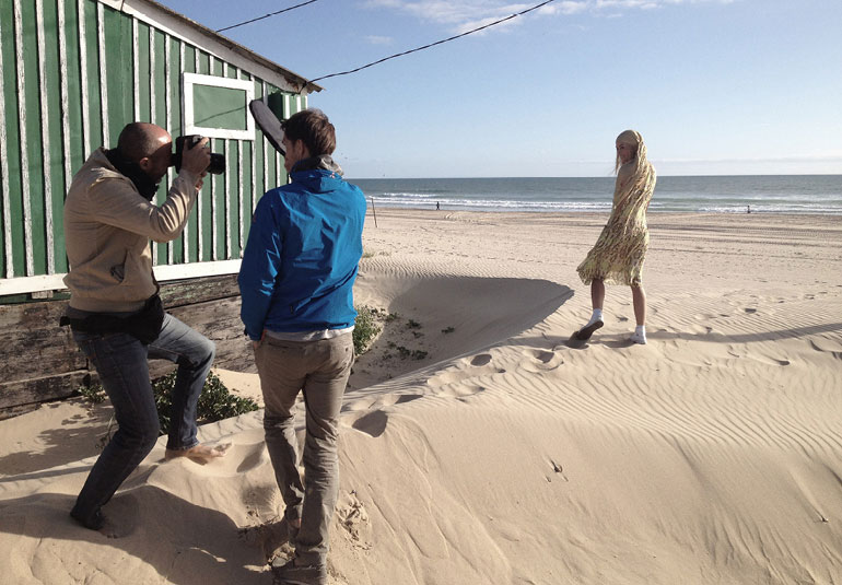 Regina Baierl: Brigitte-Cover Making Of